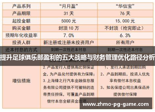 提升足球俱乐部盈利的五大战略与财务管理优化路径分析