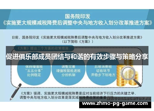 促进俱乐部成员团结与和谐的有效步骤与策略分享