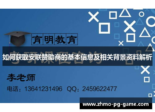 如何获取安联赞助商的基本信息及相关背景资料解析